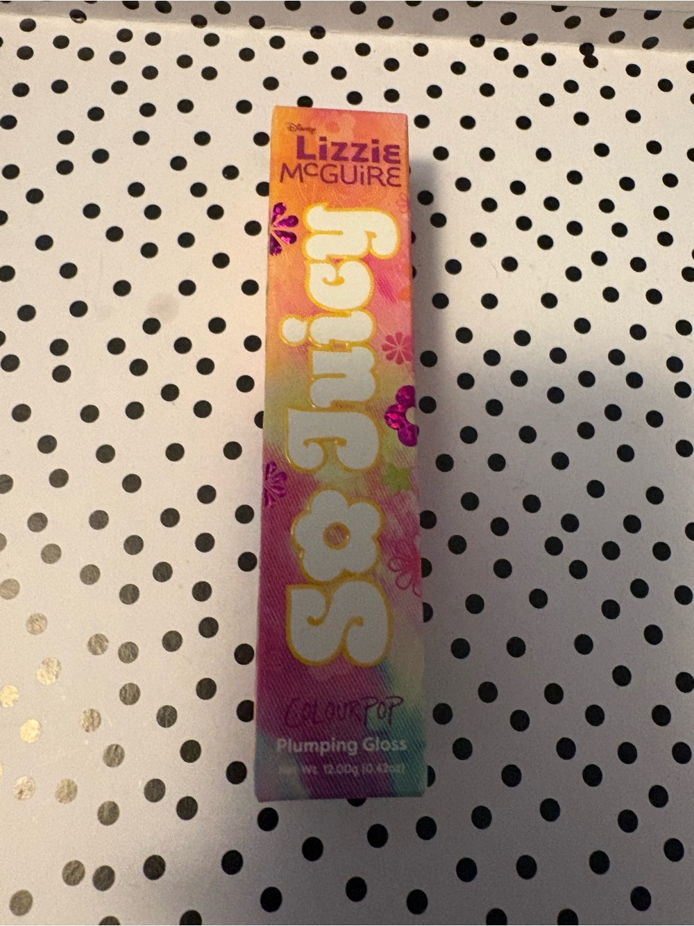ColourPop Lizzie McGuire So Juicy Plumping - Rainbow Gradient Packaging